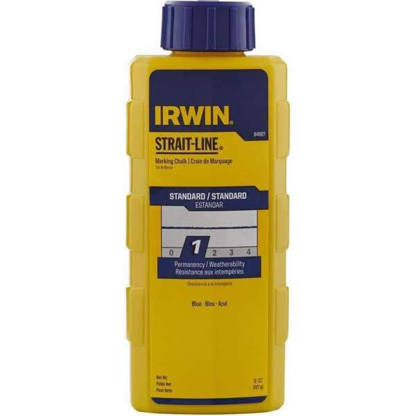 Irwin slaglijnkalk blauw flacon 227 gr - IR64901 Irwin slaglijnkalk blauw flacon 227 gr - IR64901