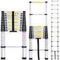 Telescopische Ladder - 13 treeds - Uitklapbaar - Werkhoogte 3.80m