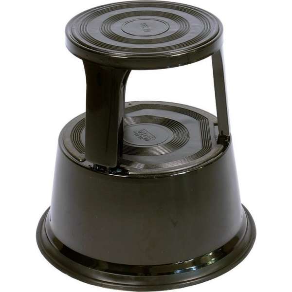 DESQ® opstapkruk - Zwart - Metaal - Hoogte 42,6 cm DESQ® opstapkruk - Zwart - Metaal - Hoogte 42,6 cm