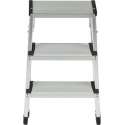 Escalo - Aluminium huishoudtrapje Steppy 3 treden - Extra stevig