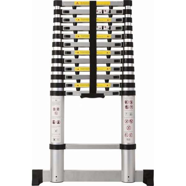 Telescopische Ladder - 3,8 M - 13 Treeds Telescopische Ladder - 3,8 M - 13 Treeds