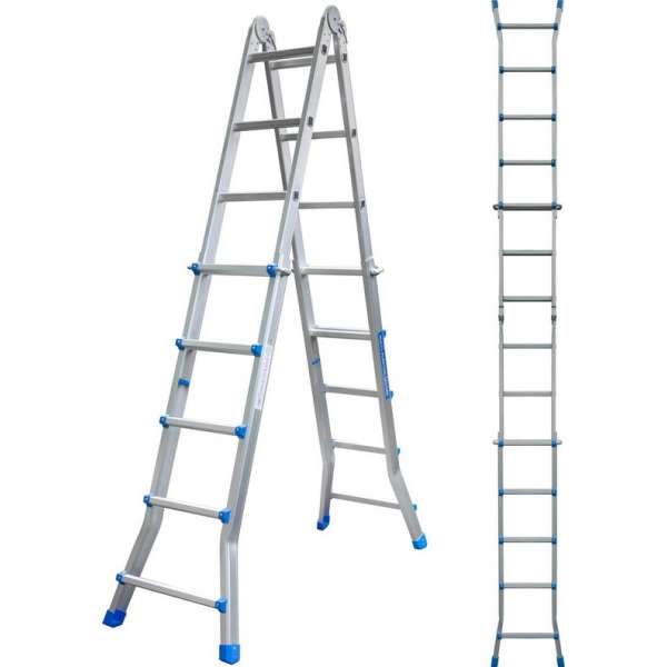 ALDORR Home - Little Giant Uitschuifbare Vouwladder 4x5 - 5,10 meter ALDORR Home - Little Giant Uitschuifbare Vouwladder 4x5 - 5,10 meter