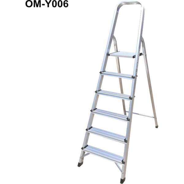 Huishoudtrap Keukentrap 6 treden 168 cm hoog Huishoudtrap Keukentrap 6 treden 168 cm hoog
