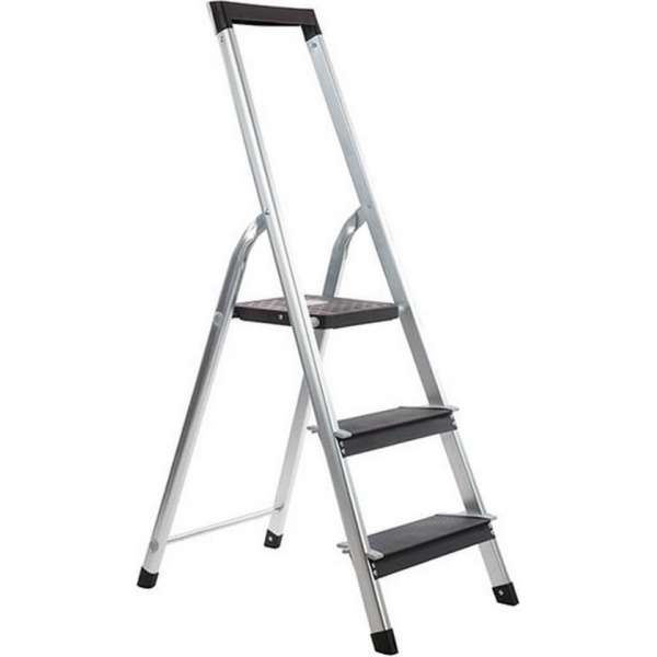 Escalo – Aluminium trapladder – Power Step – 3 brede treden Escalo – Aluminium trapladder – Power Step – 3 brede treden