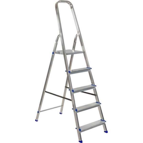 TRAPLADDER ALUMINIUM 5 TREDEN EASY STEP TRAPLADDER ALUMINIUM 5 TREDEN EASY STEP