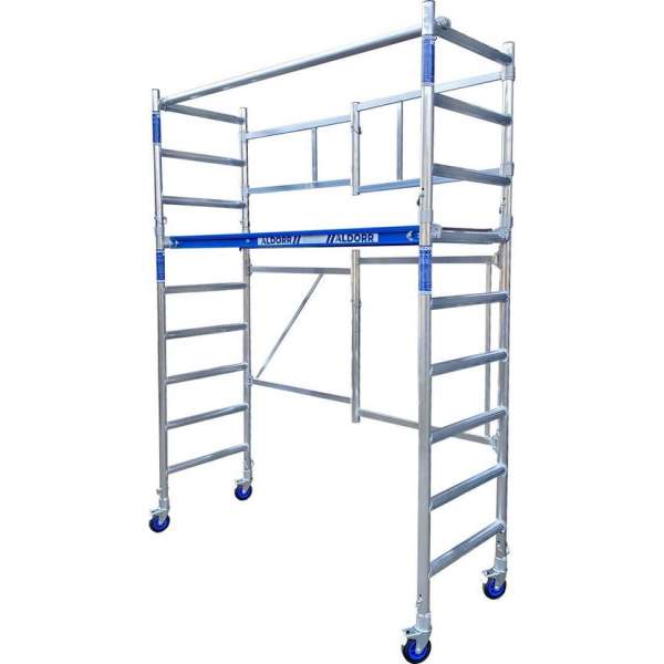 ALDORR Professional - 2 x 9 Kamersteiger - Werkhoogte 4,00 meter ALDORR Professional - 2 x 9 Kamersteiger - Werkhoogte 4,00 meter