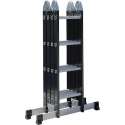 Escalo – Ladder – Multifold – Vouwladder - 2-in-1 – Zwart