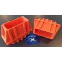 Little Jumbo - Tubesca trapslof Oranje - Ladderdop 2370 - Per 2 stuks