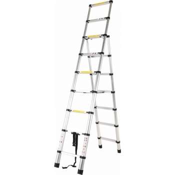 Telescopische Combi Ladder Oversteek/Reformladder - 2,6M + 2M
