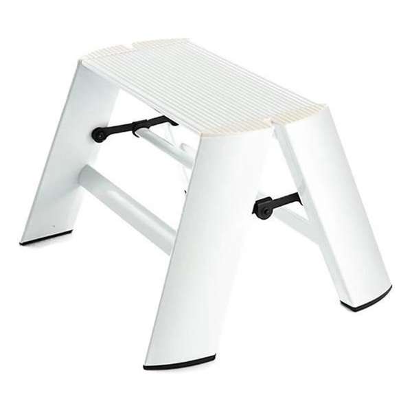 Hasegawa Design Trapladder - Wit - 1-staps - Lucano ML Hasegawa Design Trapladder - Wit - 1-staps - Lucano ML