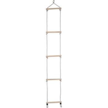Touwladder | 190 hoog | 5 treden |