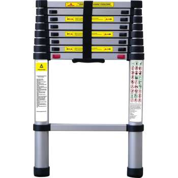 Diggers telescopische ladder, 2,6m , 9 treden