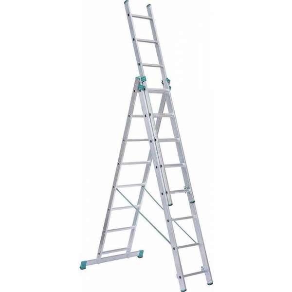 Eurostairs Home Driedelige Reformladder - 3x8 Treden Eurostairs Home Driedelige Reformladder - 3x8 Treden