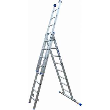 Alumexx XD ladder 3 delig - 3x14 treden