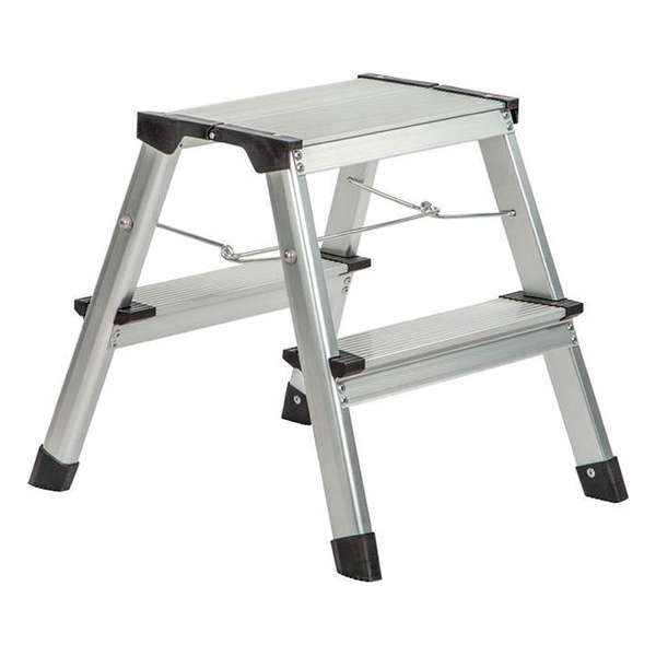 Escalo - Huishoudtrap - Steppy - Aluminium - Extra Stevig Escalo - Huishoudtrap - Steppy - Aluminium - Extra Stevig