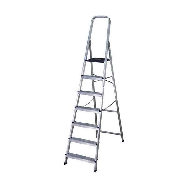 Opvouwbare ladder met 7 tredes (222 x 50 x 12 cm) Opvouwbare ladder met 7 tredes (222 x 50 x 12 cm)
