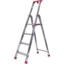 Semi-professionele trap enkel 1x4 treden inclusief platform