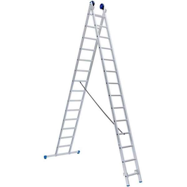 Eurostairs Reform ladder dubbel recht 2x8 sporten Eurostairs Reform ladder dubbel recht 2x8 sporten