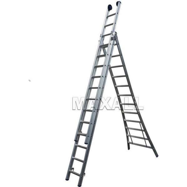 Maxall Reformladder driedelig 3x7 sporten Maxall Reformladder driedelig 3x7 sporten