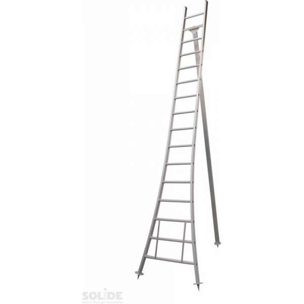 Plukladder Type G enkel uitgebogen 1x16 sporten Plukladder Type G enkel uitgebogen 1x16 sporten