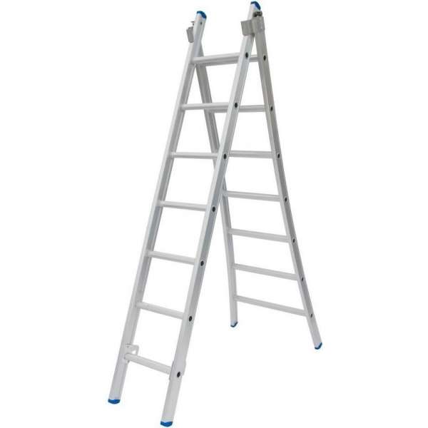 Ladder Type C gecoat dubbel uitgebogen 2x7 sporten Ladder Type C gecoat dubbel uitgebogen 2x7 sporten