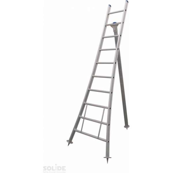 Plukladder Type G enkel uitgebogen 1x10 sporten Plukladder Type G enkel uitgebogen 1x10 sporten