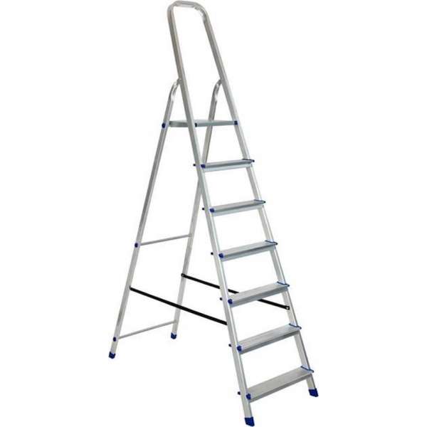 L157 EASY STEP ALUMINIUM TRAPLADDER 7 TREDEN ESCALO L157 EASY STEP ALUMINIUM TRAPLADDER 7 TREDEN ESCALO