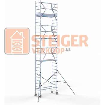 Rolsteiger Standaard 75x190 9,2m werkhoogte + enkele voorloopleuning