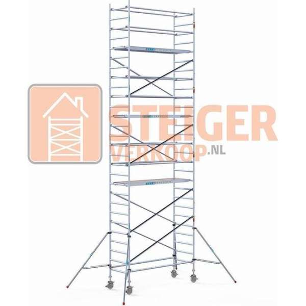 Rolsteiger Standaard 90x250 9,2m werkhoogte carbon vloer Rolsteiger Standaard 90x250 9,2m werkhoogte carbon vloer