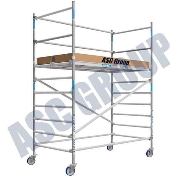 ASC rolsteiger 135 x 4.2 mtr werkhoogte 1.0 en lengte platform ASC rolsteiger 135 x 4.2 mtr werkhoogte 1.0 en lengte platform
