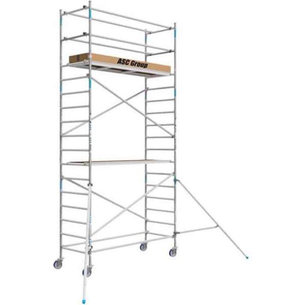 ASC rolsteiger 90 x 6.2 mtr werkhoogte en lengte platform ASC rolsteiger 90 x 6.2 mtr werkhoogte en lengte platform