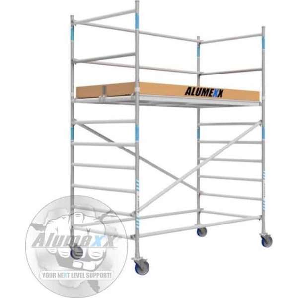 Basic rolsteiger 135 x 4,2m werkhoogte en lengte platform Basic rolsteiger 135 x 4,2m werkhoogte en lengte platform