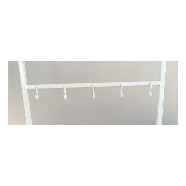 Decoration Ladder white L50xB4xH126 cm Decoration Ladder white L50xB4xH126 cm