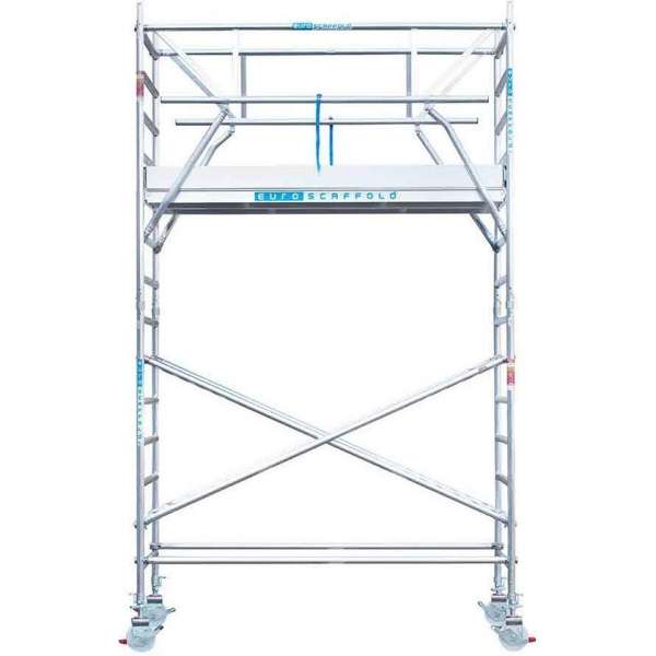 Rolsteiger Standaard 75x190 5,2m werkhoogte + dubbele voorloopleuning Rolsteiger Standaard 75x190 5,2m werkhoogte + dubbele voorloopleuning