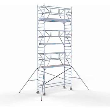 Rolsteiger Standaard 90x305 8,2m werkhoogte carbon vloer + dubbele voorloopleuning