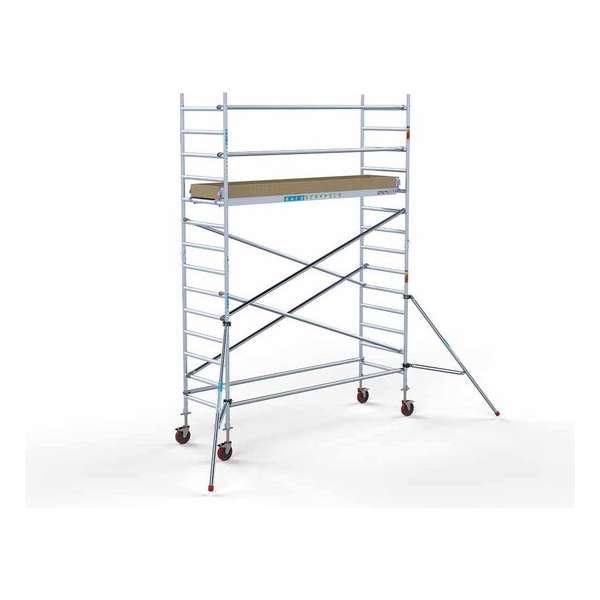 Rolsteiger Basic 90x305 5,2m werkhoogte carbon vloer Rolsteiger Basic 90x305 5,2m werkhoogte carbon vloer