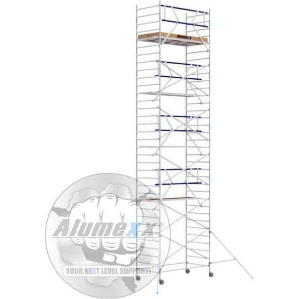 Basic AGS rolsteiger 135 x 11,2m werkhoogte en lengte platform Basic AGS rolsteiger 135 x 11,2m werkhoogte en lengte platform