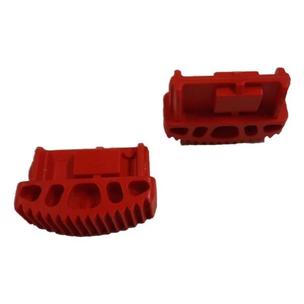 DAS laddervoet / ladderdop 75 mm Rood - Per 2 stuks DAS laddervoet / ladderdop 75 mm Rood - Per 2 stuks