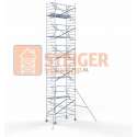 Rolsteiger Standaard 135x250 12,2m werkhoogte enkele voorloopleuning
