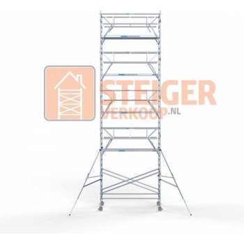 Rolsteiger Standaard 135x305 11,2m werkhoogte + dubbele voorloopleuning