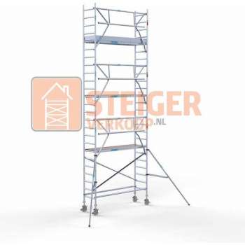 Rolsteiger Standaard 75x250 8,2m werkhoogte + enkele voorloopleuning
