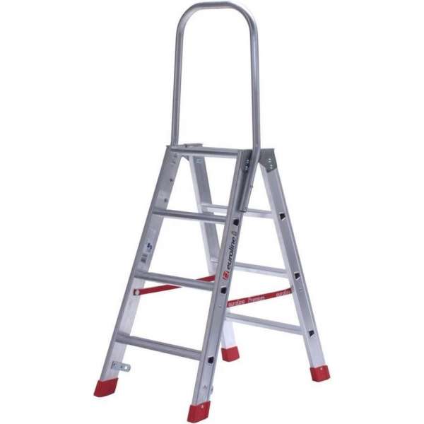 Premium Dubbele Trap 2x4 (max. werkhoogte 2,95 m) Premium Dubbele Trap 2x4 (max. werkhoogte 2,95 m)