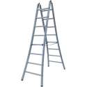 Scharnierladder Type B dubbel uitgebogen 2x8 sporten