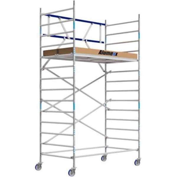 Basic AGS rolsteiger 135 x 5,2m werkhoogte en lengte platform Basic AGS rolsteiger 135 x 5,2m werkhoogte en lengte platform