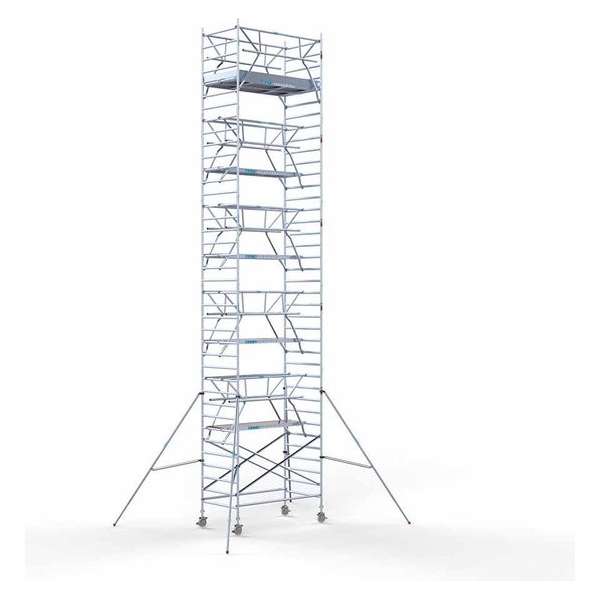 Rolsteiger Standaard 135x250 12,2m werkhoogte + dubbele voorloopleuning Rolsteiger Standaard 135x250 12,2m werkhoogte + dubbele voorloopleuning