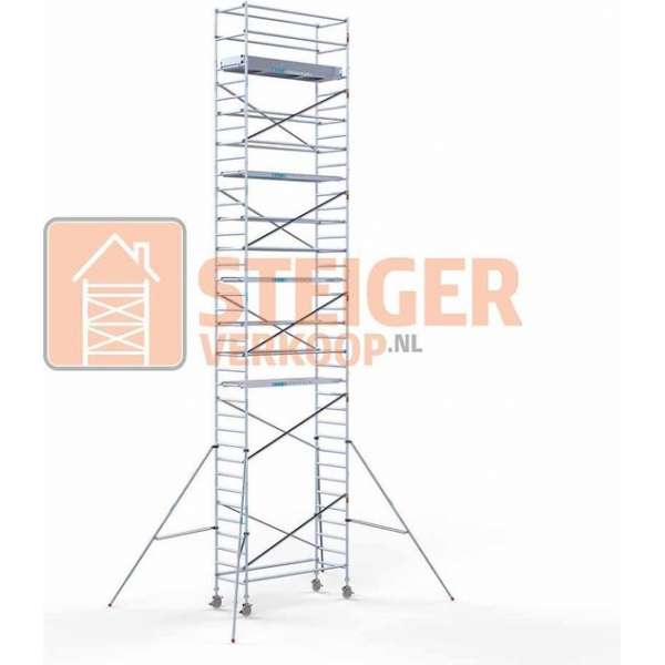 Rolsteiger Standaard 90x250 12,2m werkhoogte carbon vloer Rolsteiger Standaard 90x250 12,2m werkhoogte carbon vloer