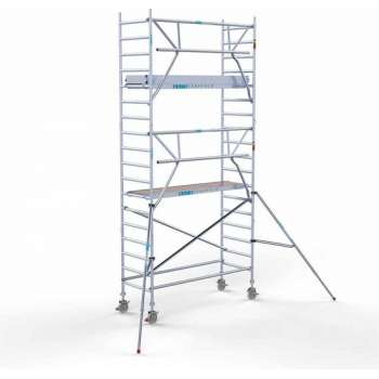 Rolsteiger Standaard 90x250 6,2m werkhoogte carbon vloer + enkele voorloopleuning