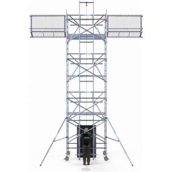 Solar Rolsteiger 135x305x8,2m werkhoogte, inclusief solar lift, Safeguard dakrandbeveiliging