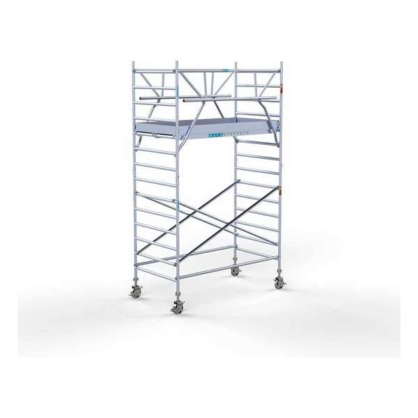 Rolsteiger Standaard 135x250 5,2m werkhoogte + dubbele voorloopleuning Rolsteiger Standaard 135x250 5,2m werkhoogte + dubbele voorloopleuning