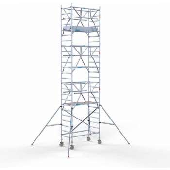 Rolsteiger Standaard 90x190 8,2m werkhoogte carbon vloer + dubbele voorloopleuning